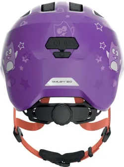 ABUS Kinder-Freizeithelm Smiley 3.0 purple star shiny 5500 1061