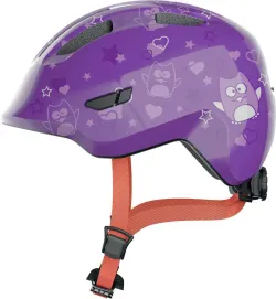 ABUS Kinder-Freizeithelm Smiley 3.0 purple star shiny 4003318672590