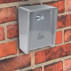 BASI Tresor Schlüsselsafe Edelstahl H13,3xB9,7xT8,0 12689 3196