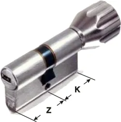 ABUS Profilzylinder ABUS XP20S KXP20S Knaufzylinder 4251213835101