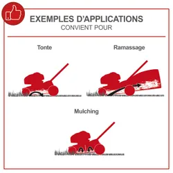 Rasenmäher MS132-42 scheppach 4046664172240