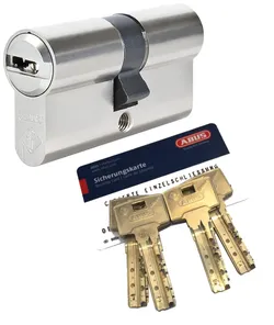 ABUS Profilzylinder Bravus.4000 Doppelzylinder vernickelt 4251213840457