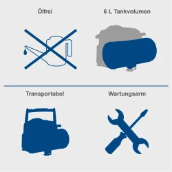 Scheppach HC06 Kompressor 3181 756