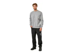 PARKSIDE® Herren Sweatshirt Workwearstyle Hellgrau XL 4052916293447