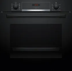 BOSCH Backofen-Set Induktionskochfeld Schwarz Hydrolyse Pizzafunktion Flexzonen 1-fach Teilauszug EcoClean Direct 4262429949230