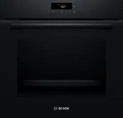 BOSCH Backofen-Set Kochfeld Pyrolyse 3D Heissluft Induktion Booster Schwarz Touch Slider Nachrüstbar Hydrolyse 4262429949360