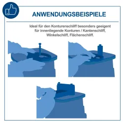 Oszillierender Kanten-, Band- und Spindelschleifer OSM600 scheppach 999 279