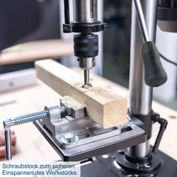 Tischbohrmaschine TBM200 Scheppach inkl. Schraubstock 4046664256878