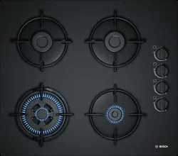 BOSCH Backofen-Set Herdset Autark Elektro Backofen 10933 2877