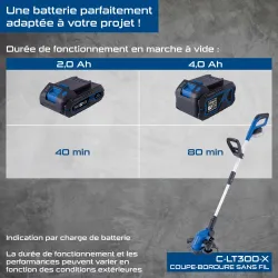 Akku-Rasentrimmer C-LT300-X SET S2 Scheppach 26002 7997