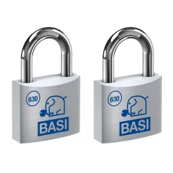 BASI Vorhängeschloss Vorhangschloss Spar-Set 2-tlg 4026434456646