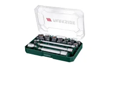 PARKSIDE® Ratsche Ratschenset 2tlg. mit Steckschlüsseleinsätzen 20tlg. 4052916418178