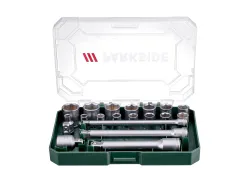 PARKSIDE® Ratsche Ratschenset 2tlg. mit Steckschlüsseleinsätzen 20tlg. 4052916418178