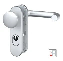 SB/FS 2200K ZA FS-Schutzbeschlag ES1 Aluminium Silber 4026434114614