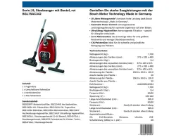 BOSCH Bodenstaubsauger BGL75AC342 rot 4242005242023