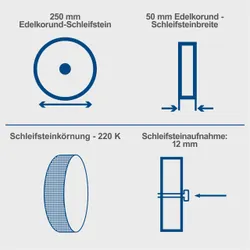 Nass-Schleifsystem TIGER 7000S Homekit Scheppach 28878 8791