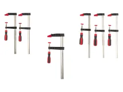 PARKSIDE® Metall-Schraubzwingen mit 2-Komponenten-Kunststoffgriff 100351448