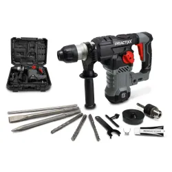 Bohrhammer PX-BH-7V Practixx Vario-Speed SDS-Plus inkl. Koffer, Bohrer & Zubehör 4046664134251
