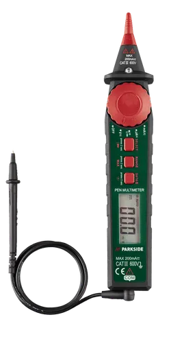 PARKSIDE® Zangenamperemeter PZM 2 B4 und Stift-Multimeter PSM 2 B4 4052916575413
