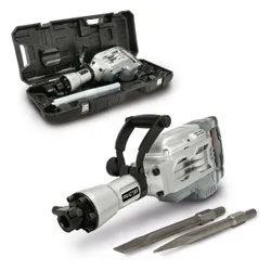 Abbruchhammer PX-AB-55 Practixx inkl. Flach- und Spitzmeißel, Koffer 4046664308546
