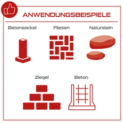 Abbruchhammer PX-AB-55 Practixx inkl. Flach- und Spitzmeißel, Koffer 4046664308546