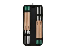 PARKSIDE® Holzschnitzset Stechbeitelset Drechselset Drechselmesser rund 21882 6612