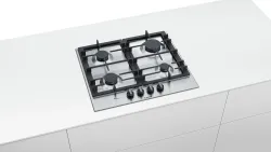 BOSCH Backofen-Set HERDSET mit 3D-Heißluft Edelstahl Gaskochfeld 60cm 10383 2773