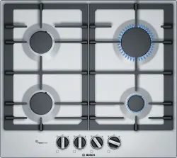 BOSCH Backofen-Set HERDSET mit 3D-Heißluft Edelstahl Gaskochfeld 60cm 10382 2773