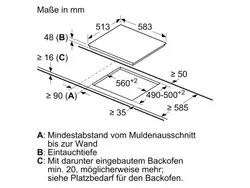 BOSCH Elektro-Kochfeld PKN645BA2E 27814 6035