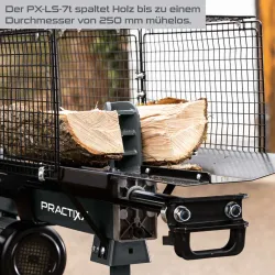 Holzspalter liegend PX-LS-7t Practixx 230V inkl. Untergestell 575 194