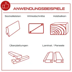 Kapp-Zugsäge PX-KZS-305PA Practixx mit Laser und Softstart 4046664164647