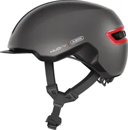 ABUS Fahrradhelm "Hud-Y" dunkelgrau 4003318670381