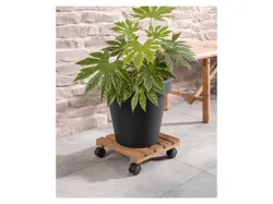 PARKSIDE® Pflanzenroller mit 2 Feststellern Holz natur 4052916613757