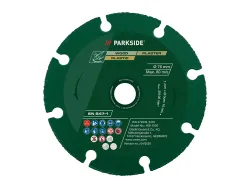 PARKSIDE® Trenn- und Schruppscheiben 76 mm 4052916508763