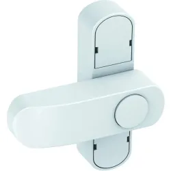 BASI Türriegel Basi 1100-0050 Fenstersicherung Weiß 4026434148800