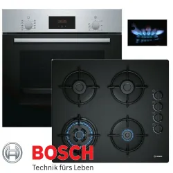 BOSCH Gasherd-Set Autark Edelstahl 0654170032509