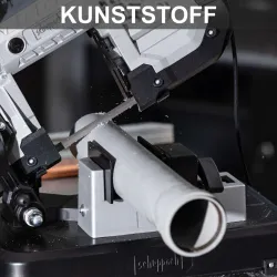 Metallbandsäge MBS1200 Scheppach Vario-Speed mit Arbeitstisch & LED 4046664122364