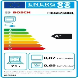 BOSCH Einbaubackofen Bosch HBG675BB1 4242002808673