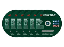PARKSIDE® Trennscheiben für Metalltrennschneider Edelstahl-Trennscheiben-Set 4058143097018