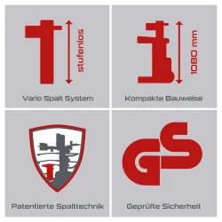 Holzspalter stehend PX-CS Practixx 8t 400V 25629 7911
