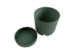 PARKSIDE® Bristol Pflanztopf mit Untersetzer Grün 22231 6747