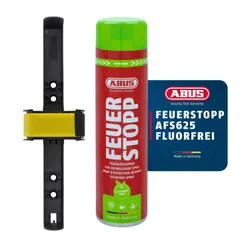 ABUS Feuerlöschspray AFS625 Set mit Halterung fluorfrei 4003318119668