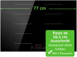 BOSCH Backofen-Set Backofen + PKM Induktionskochfeld Flexzonen Hydrolyse Reinigung Teilauszug 32834 9889