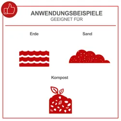 Rollsieb RS350 Scheppach neigbare Trommel inkl. Siebeinsatz 4046664248699