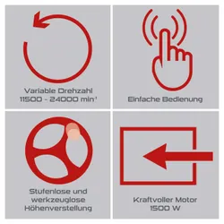 Fräsmaschine PX-TFM-40 Practixx 4046664225935