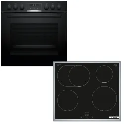 BOSCH Induktions Herd-Set HND611VS67 mit Backwagen 4242005498437