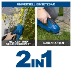 Akku-Gras & Strauchschere C-HTGS200-X Scheppach 2in1 3908 912