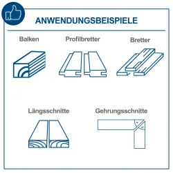 Tischkreissäge HS250L SE Scheppach 18146 5600
