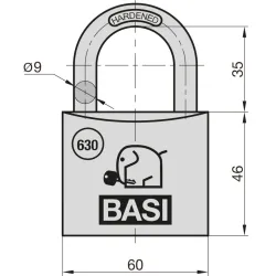 BASI Vorhängeschloss Vorhangschloss Spar-Set 12924 3272