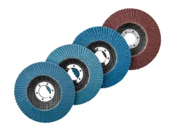 PARKSIDE® Winkelschleiferzubehör Fächerschleifscheiben 4tlg. 4052916683293